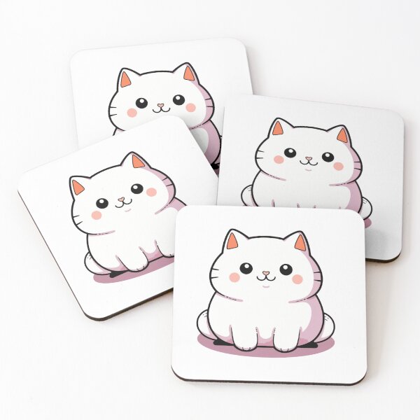 Item preview, Chubby Whiskers - Cute Plump Cat 16 designed and sold by Cute Critters Stickers.