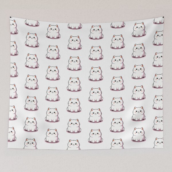 Item preview, Chubby Whiskers - Cute Plump Cat 16 designed and sold by Cute Critters Stickers.