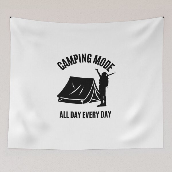 Item preview, Camping mode all day everyday - a vibe of adventure designed and sold by Be-Adventurous.