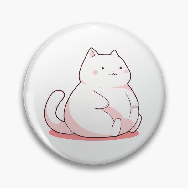 Item preview, Chubby Whiskers - Cute Plump Cat 17 designed and sold by Cute Critters Stickers.
