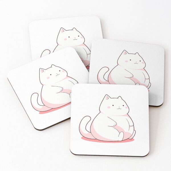 Item preview, Chubby Whiskers - Cute Plump Cat 17 designed and sold by Cute Critters Stickers.