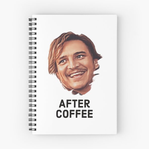 Item preview, Pedro Pascal - After Coffee Funny Text designed and sold by andywebers.