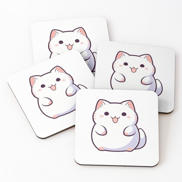 Item preview, Chubby Whiskers - Cute Plump Cat 18 designed and sold by Cute Critters Stickers.