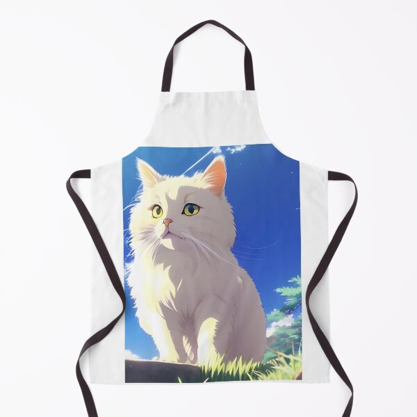 Item preview, Fluffy White Cat designed and sold by reilaneko.