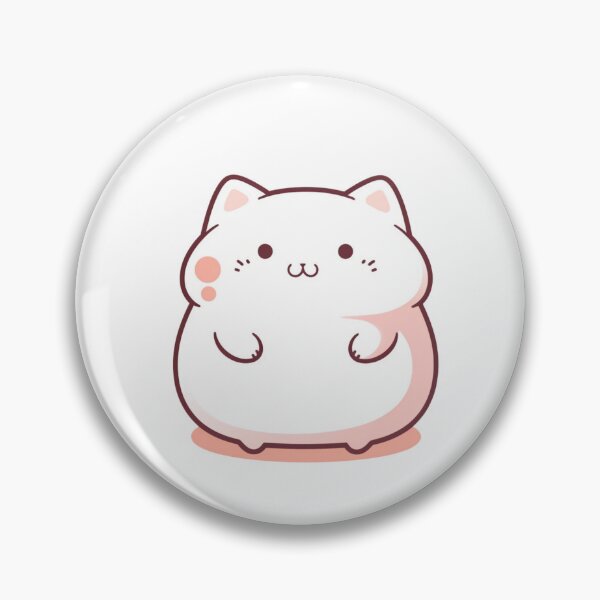 Item preview, Chubby Whiskers - Cute Plump Cat 19 designed and sold by Cute Critters Stickers.