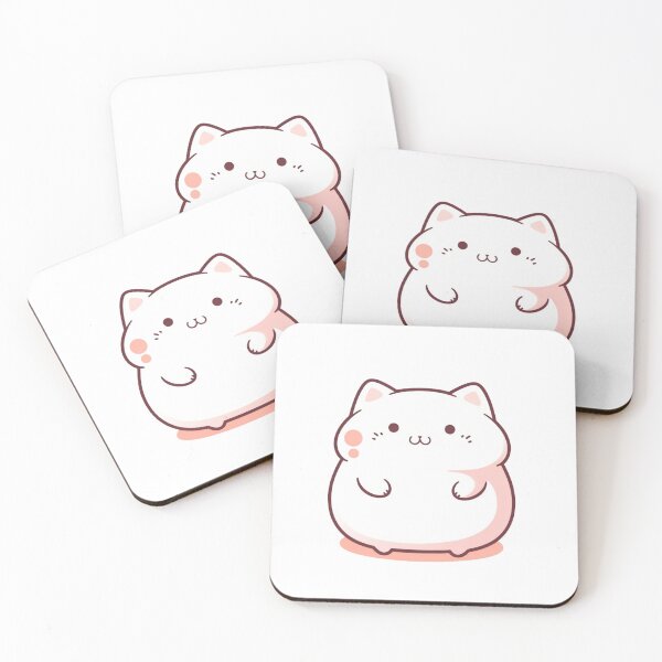 Item preview, Chubby Whiskers - Cute Plump Cat 19 designed and sold by Cute Critters Stickers.