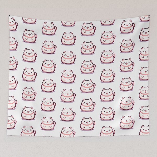 Item preview, Chubby Whiskers - Cute Plump Cat 20 designed and sold by Cute Critters Stickers.