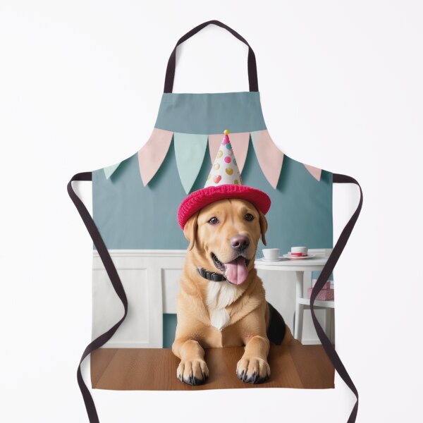Artikelvorschau, Lustiger süßer Labrador Retriever, der einen Partyhut trägt entworfen und verkauft von Tio-Tecun.