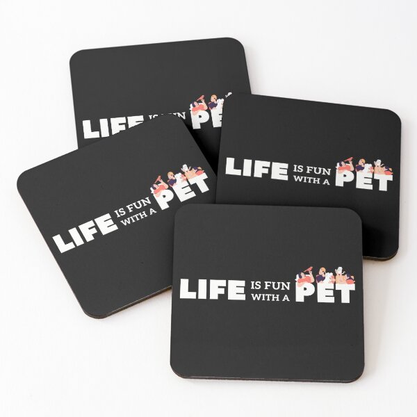 Item preview, Life is Fun with a Pet designed and sold by Inkmatic Studio.