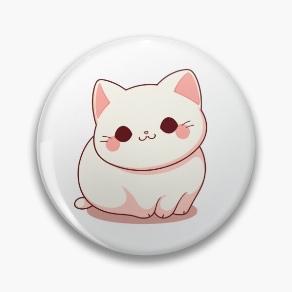 Item preview, Chubby Whiskers - Cute Plump Cat 22 designed and sold by Cute Critters Stickers.
