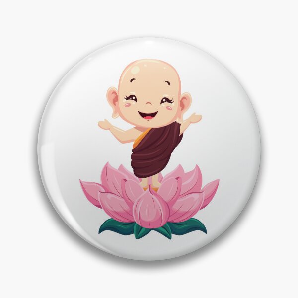 Item preview, Little Buddha standing on lotus flower designed and sold by Aruna25.