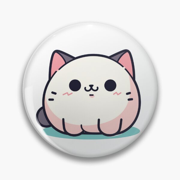 Item preview, Chubby Whiskers - Cute Plump Cat 23 designed and sold by Cute Critters Stickers.