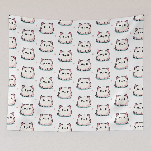 Item preview, Chubby Whiskers - Cute Plump Cat 23 designed and sold by Cute Critters Stickers.