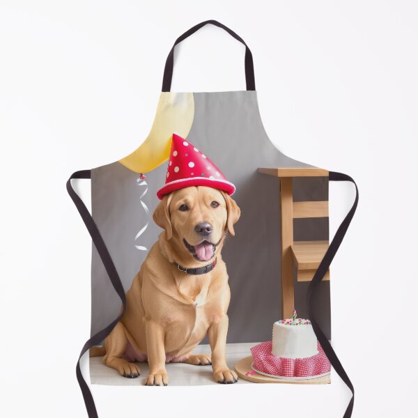 Artikelvorschau, Lustiger süßer Labrador Retriever, der einen Partyhut trägt entworfen und verkauft von Tio-Tecun.