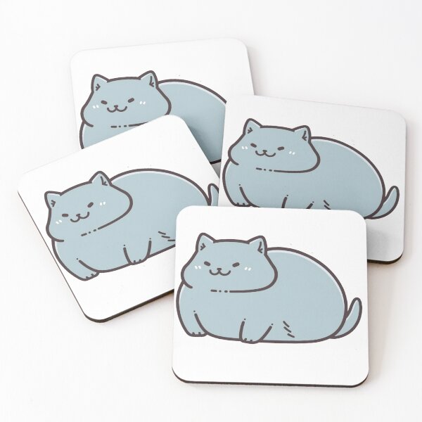 Item preview, Chubby Whiskers - Cute Plump Cat 24 designed and sold by Cute Critters Stickers.