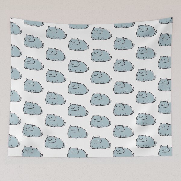 Item preview, Chubby Whiskers - Cute Plump Cat 24 designed and sold by Cute Critters Stickers.