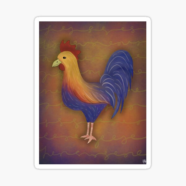 Morning Rooster Sticker