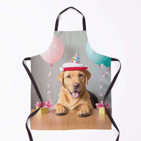 Artikelvorschau, Lustiger süßer Labrador Retriever, der einen Partyhut trägt entworfen und verkauft von Tio-Tecun.