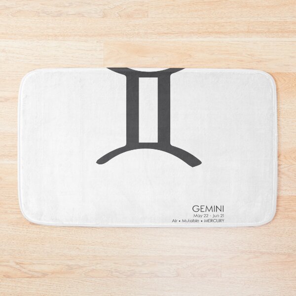 Item preview, Gemini Print - Zodiac Signs Print - Zodiac Posters - Gemini Poster - Black and White - Gemini Traits designed and sold by Studio Grafiikka.