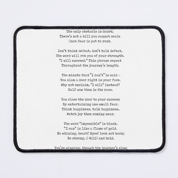 Item preview, Believe This - Wilhelmina Stitch Poem - Literature - Typewriter Print 1 designed and sold by Studio Grafiikka.