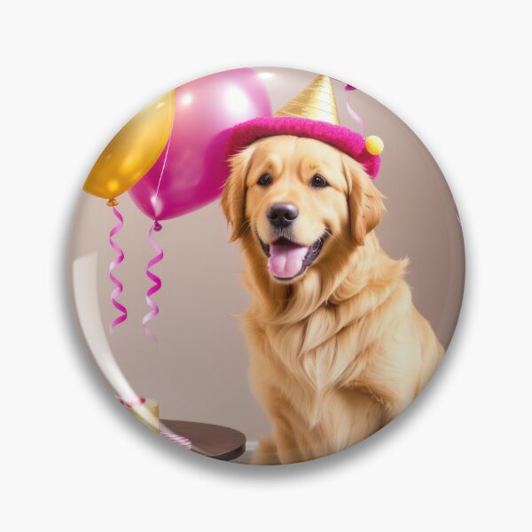 Artikelvorschau, Lustiger süßer Labrador Retriever, der einen Partyhut trägt entworfen und verkauft von Tio-Tecun.