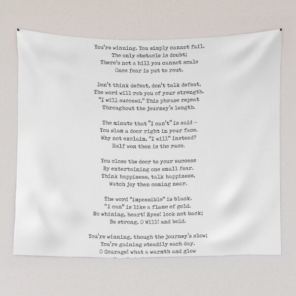 Item preview, Believe This - Wilhelmina Stitch Poem - Literature - Typewriter Print 1 designed and sold by Studio Grafiikka.