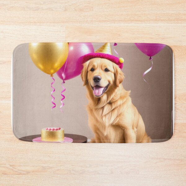 Artikelvorschau, Lustiger süßer Labrador Retriever, der einen Partyhut trägt entworfen und verkauft von Tio-Tecun.