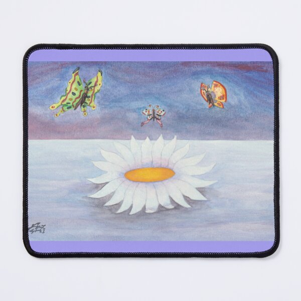 Item preview, Watercolor Watercolour Lotos Flower Water Butterfly Reiki Spirituality designed and sold by Jonah Augustin Gray.