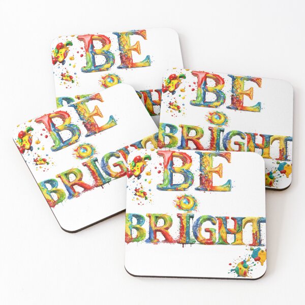Item preview, Be Bright, be Biold, be You, Vibrant Inspirational collection with Positive Vibes, bold print designed and sold by BrightStreet.