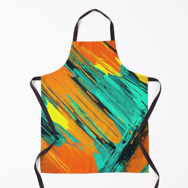 Item preview, #T338: Orange and Teal Tiggin TNT Streak Pattern designed and sold by FarStarL33.