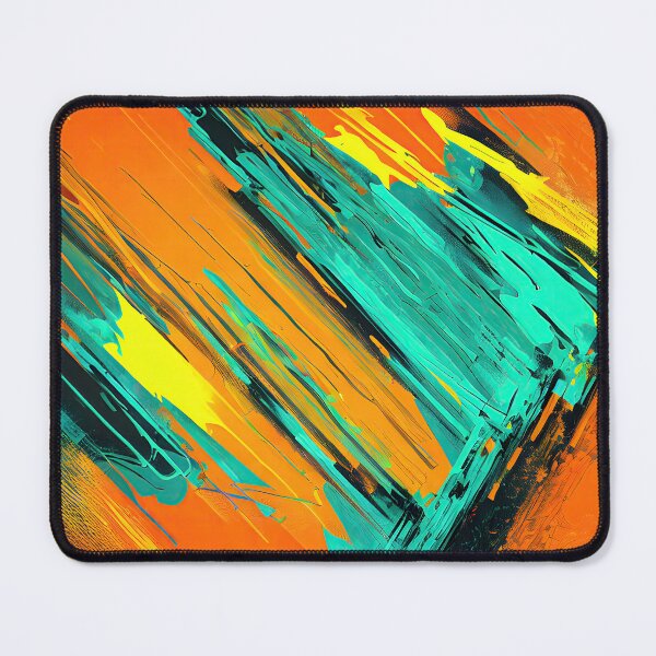 Item preview, #T338: Orange and Teal Tiggin TNT Streak Pattern designed and sold by FarStarL33.