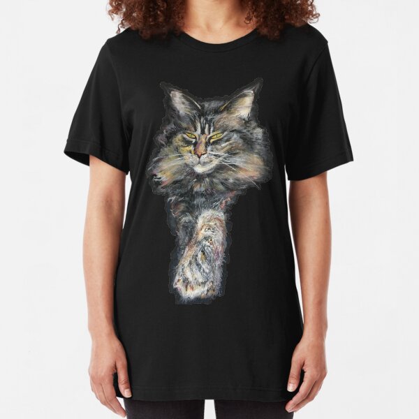 maine coon Slim Fit T-Shirt