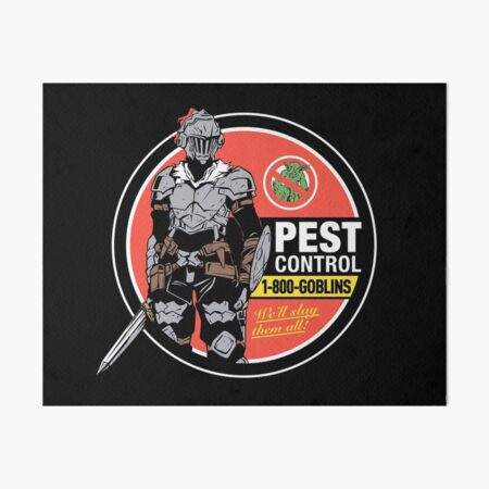 Pest Control: Goblin Slayer Meme, Anime Parody Art Board Print