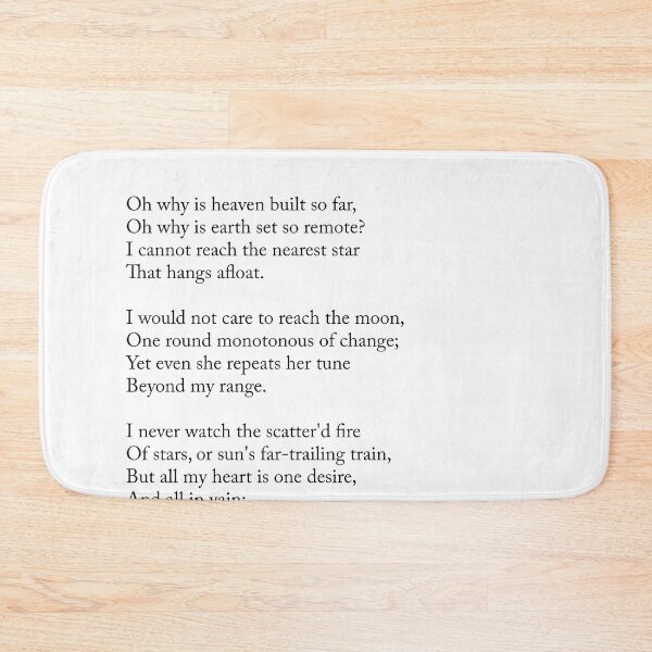 Item preview, De Profundis - Christina Rossetti Poem - Literature - Typography Print 2 designed and sold by Studio Grafiikka.
