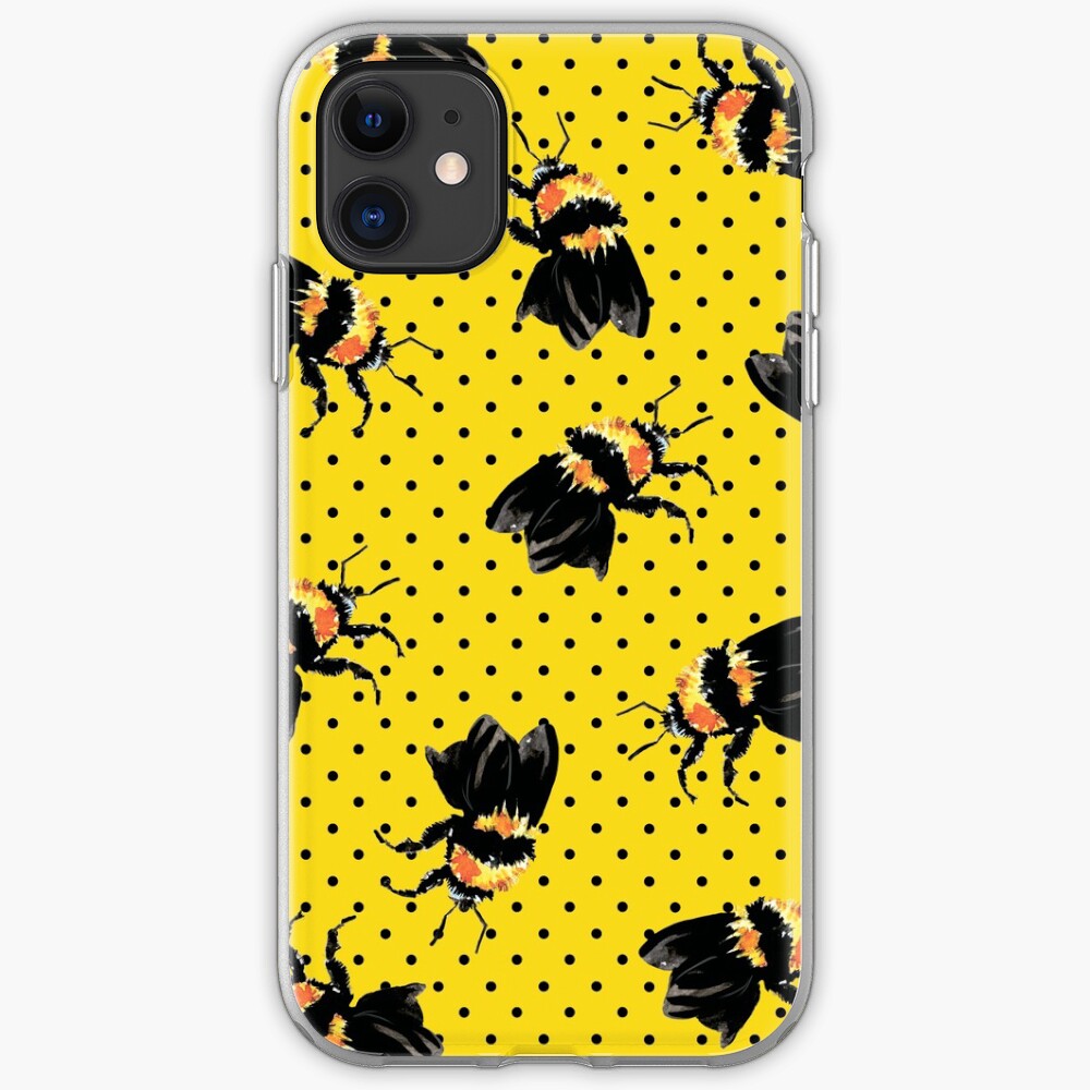 "BEES" iPhone Case & Cover by eybdesign Redbubble