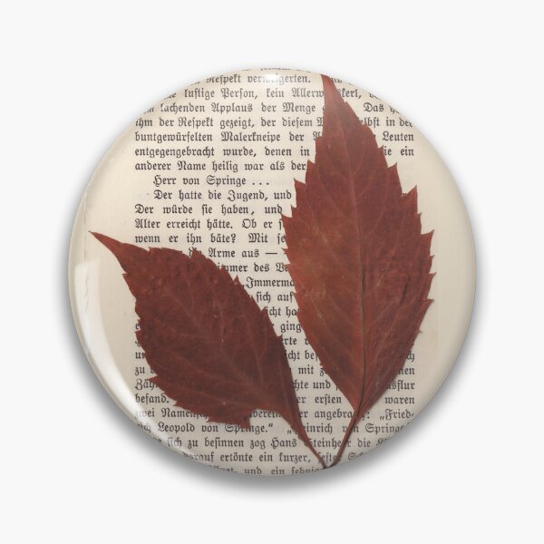 Item preview, A red leaf on an old book page designed and sold by Julianum.