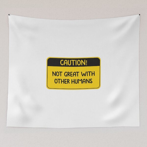 Item preview, Caution! Not great with other humans designed and sold by BestQuest.