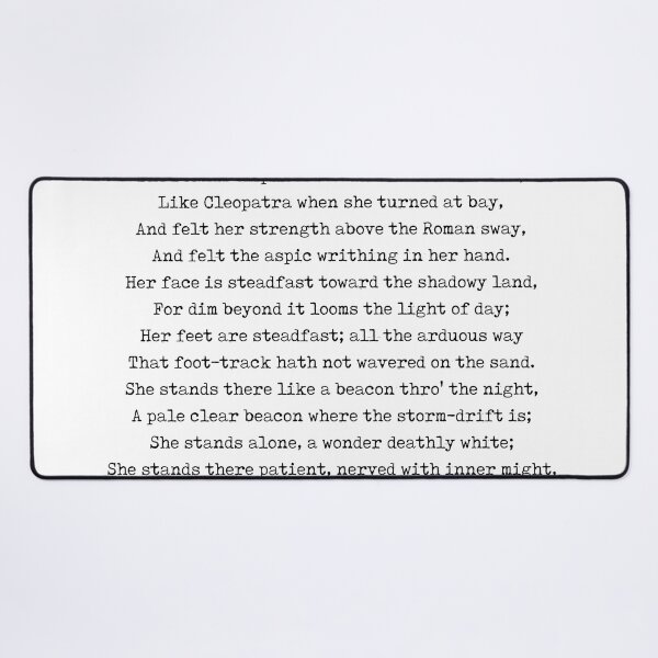Item preview, A Study A Soul - Christina Rossetti Poem - Literature - Typewriter Print 1 designed and sold by Studio Grafiikka.