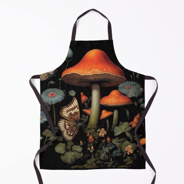 Item preview, Vintage Goblincore Mushrooms and Butterflies designed and sold by trajeado14.