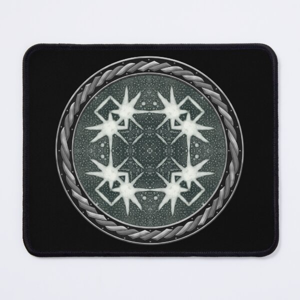 Item preview, Kaleidoscope Celestial Intaglio Mezzotint in Celtic Circle Frame 2 designed and sold by Swabcraft.