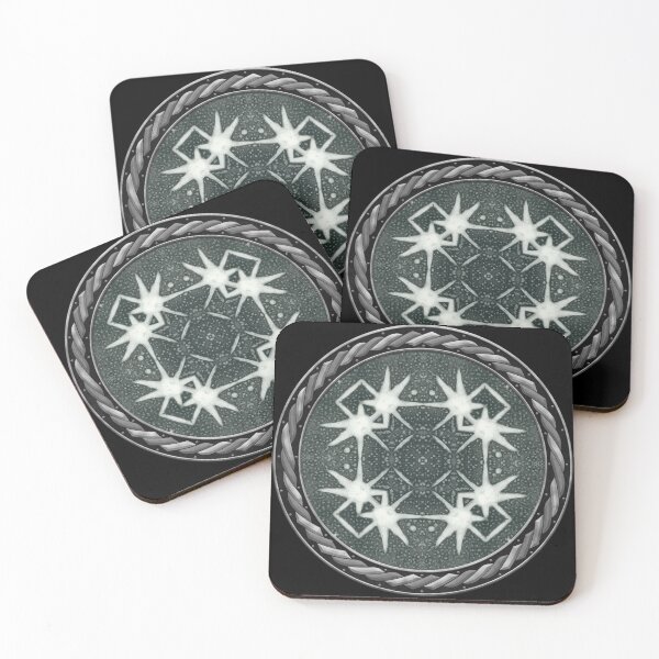 Item preview, Kaleidoscope Celestial Intaglio Mezzotint in Celtic Circle Frame 2 designed and sold by Swabcraft.