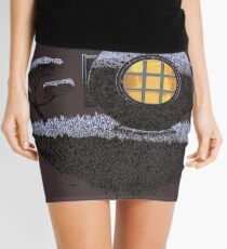 Floating Diver Home Sweet Home Mini Skirt