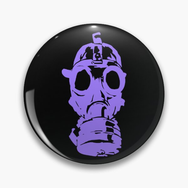 Item preview, Purple Mimosa Vibrant Gas Mask designed and sold by Ninjakandy.
