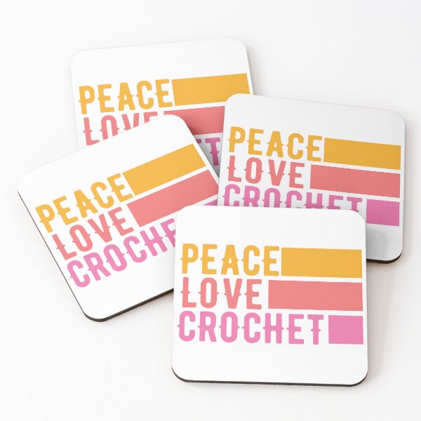 Item preview, Peace, Love, Crochet Design designed and sold by Keppy Boone.