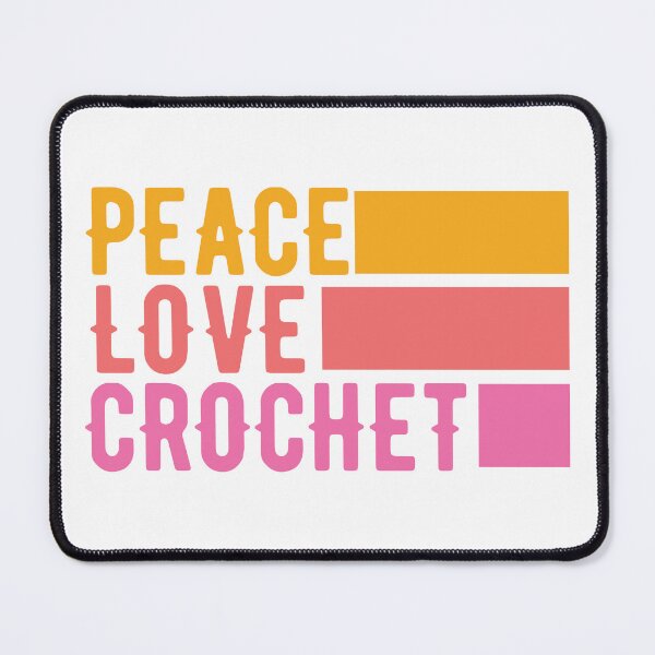 Item preview, Peace, Love, Crochet Design designed and sold by Keppy Boone.