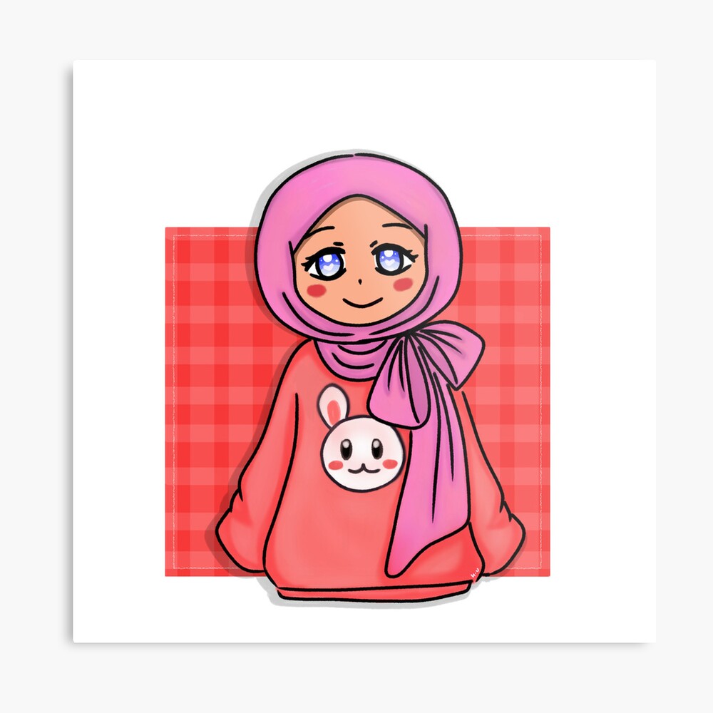 Hijabi girl, love, preety, muslimah, cute, pie, anime, nice, flower, HD  phone wallpaper