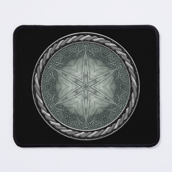 Item preview, Kaleidoscope Celestial Intaglio Mezzotint in Celtic Circle Frame 12 designed and sold by Swabcraft.