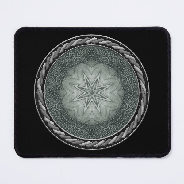 Item preview, Kaleidoscope Celestial Intaglio Mezzotint in Celtic Circle Frame 13 designed and sold by Swabcraft.