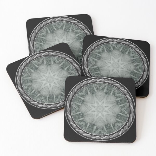 Item preview, Kaleidoscope Celestial Intaglio Mezzotint in Celtic Circle Frame 17 designed and sold by Swabcraft.