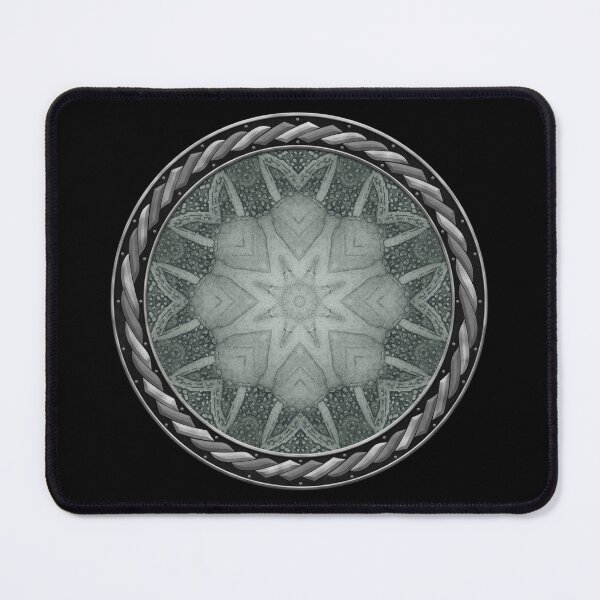 Item preview, Kaleidoscope Celestial Intaglio Mezzotint in Celtic Circle Frame 17 designed and sold by Swabcraft.